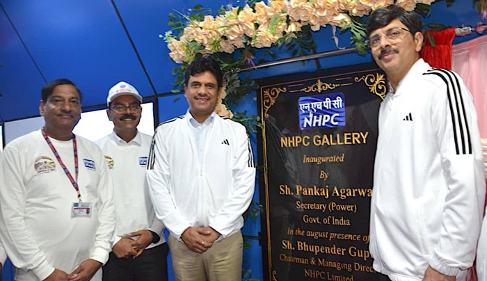 Power Secretary & NHPC CMD visit Kishanganga Power Station